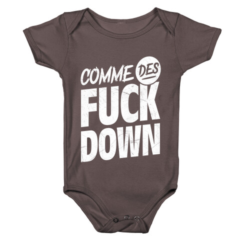 Comme Des F*** Down Baby One-Piece