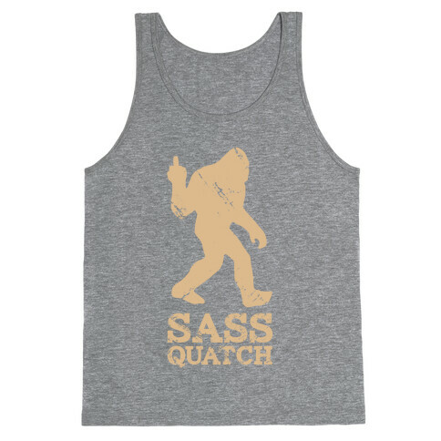 Sass Quatch Crossing Tank Top