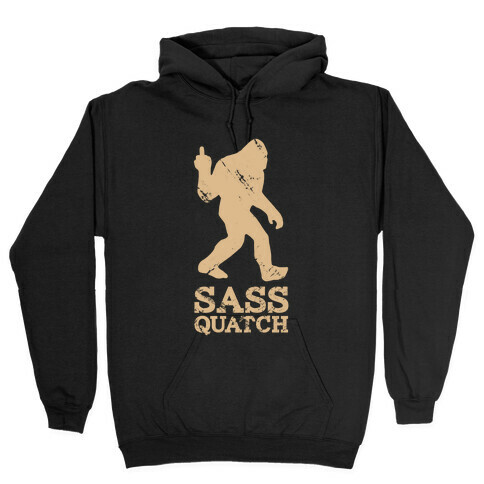 Sass Quatch Crossing Hooded Sweatshirt