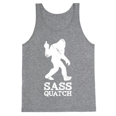 Sass Quatch Crossing Tank Top