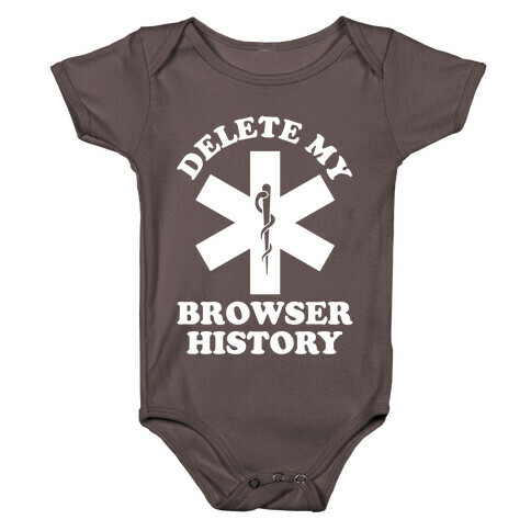 Delete my Browser History Baby One-Piece