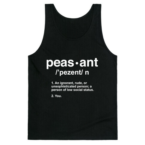 Peasant Definition Tank Top