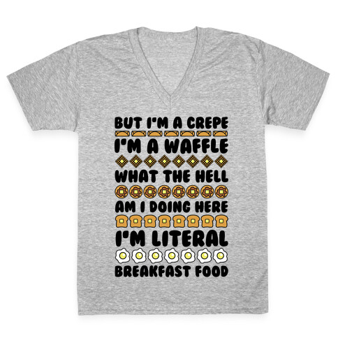 I'm a Crepe V-Neck Tee Shirt
