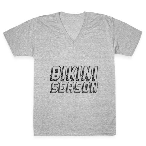 Bikini Season V-Neck Tee Shirt