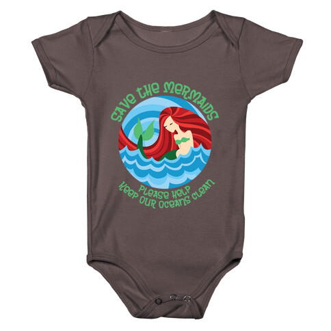 Save The Mermaids Baby One-Piece