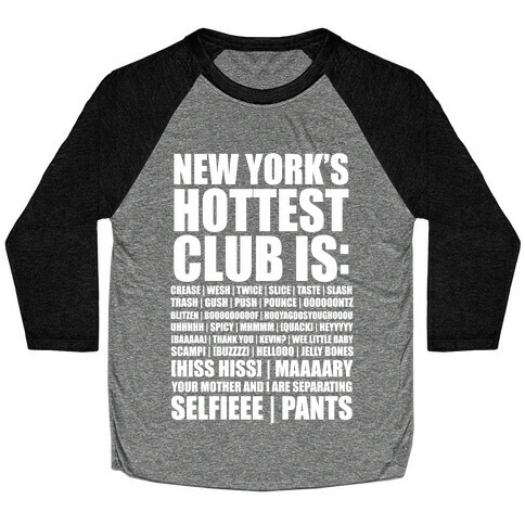 New York's Hottest Club Is Baseball Tee