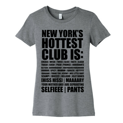 New York's Hottest Club Is (tank) Womens T-Shirt