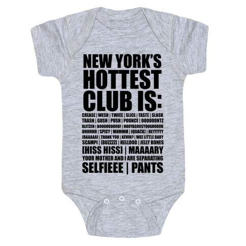 New York's Hottest Club Is (tank) Baby One-Piece