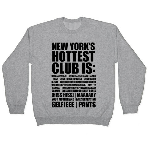 New York's Hottest Club Is (tank) Pullover