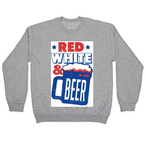 Red White & Beer Pullover