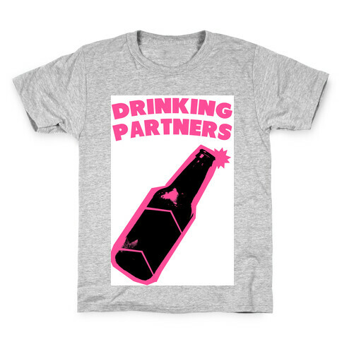 Drinking Partners (Pink) Kids T-Shirt