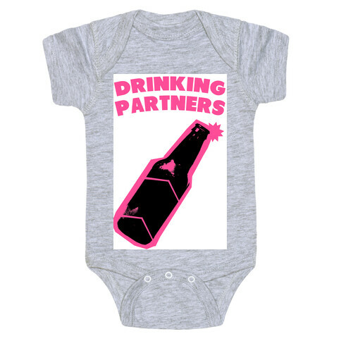 Drinking Partners (Pink) Baby One-Piece