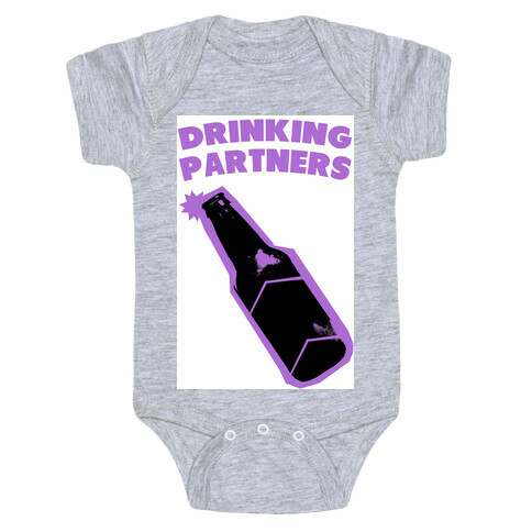 Drinking Partners (Purple) Baby One-Piece