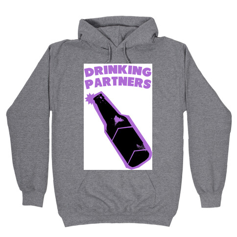 Drinking Partners (Purple) Hooded Sweatshirt