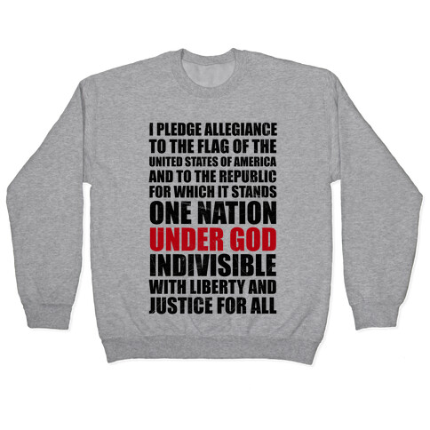 Pledge of Allegiance Pullover