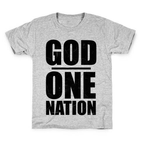 One Nation Under God Kids T-Shirt