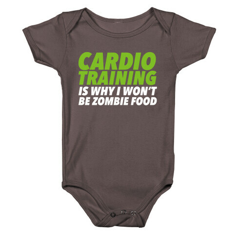 Cardio Training is Why I Won't Be Zombie Food Baby One-Piece