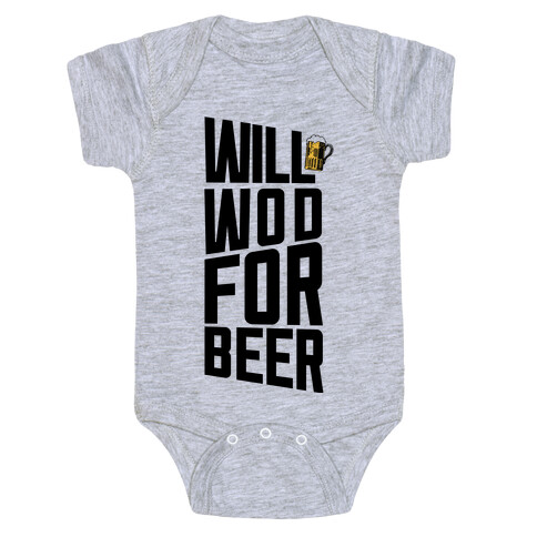 Will WOD For Beer Baby One-Piece