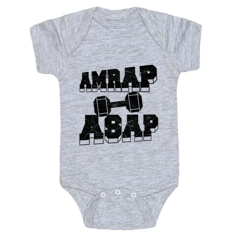AMRAP ASAP Baby One-Piece