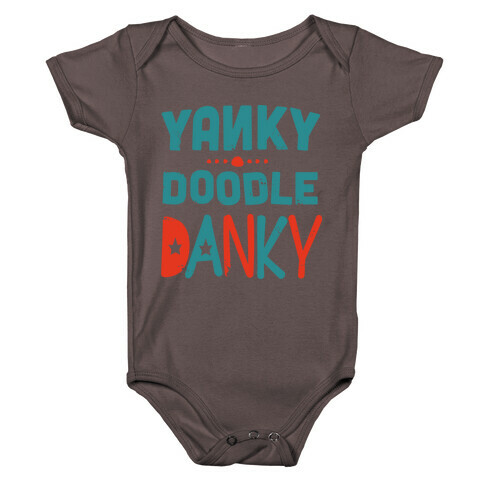 Yanky Doodle Danky (Dark) Baby One-Piece