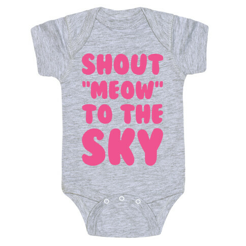 Shout Meow to the Sky Baby One-Piece