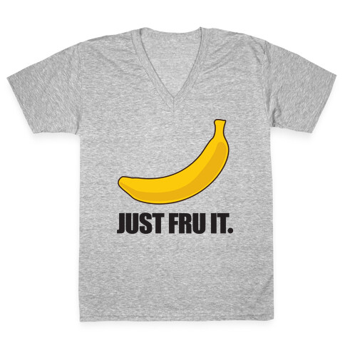 Just Fru It V-Neck Tee Shirt