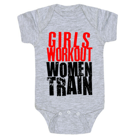 Girls Workout; Women Train Baby One-Piece