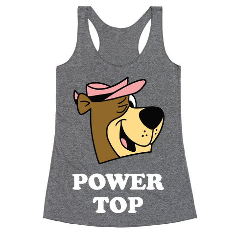 Power Top & Party Bottom (Bear) Racerback Tank Top