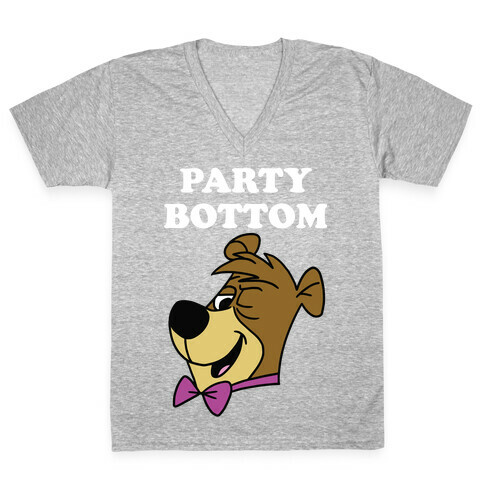 Power Top & Party Bottom (Cub) V-Neck Tee Shirt