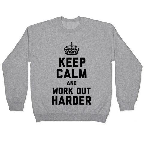 Keep Calm and Work Out Harder (Neon Tank) Pullover