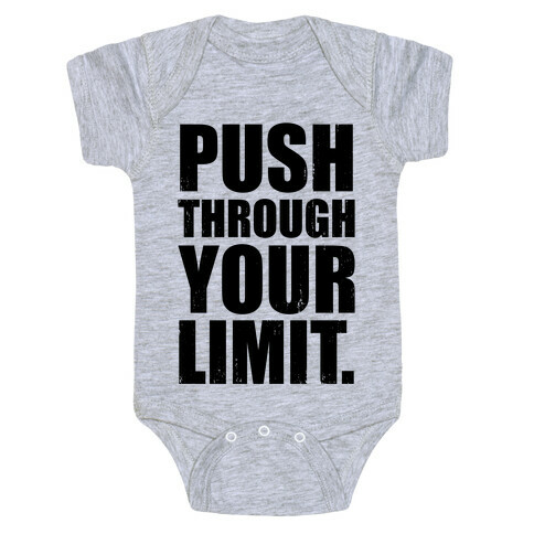 Push Through Your Limit (Tank) Baby One-Piece