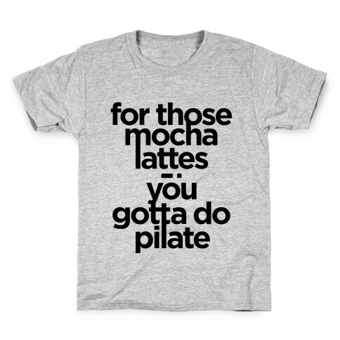 Mocha Latte Pilate (Tank) Kids T-Shirt