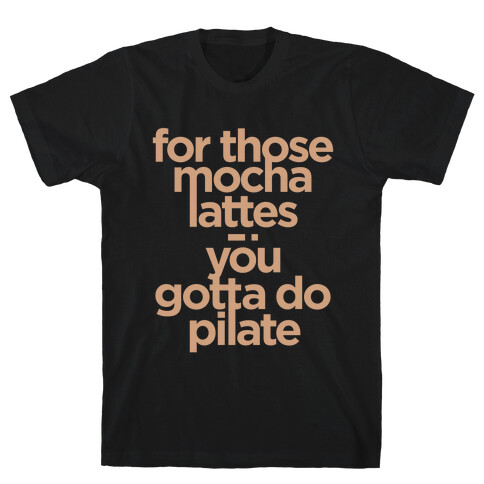 Mocha Latte Pilate (Dark Tank) T-Shirt