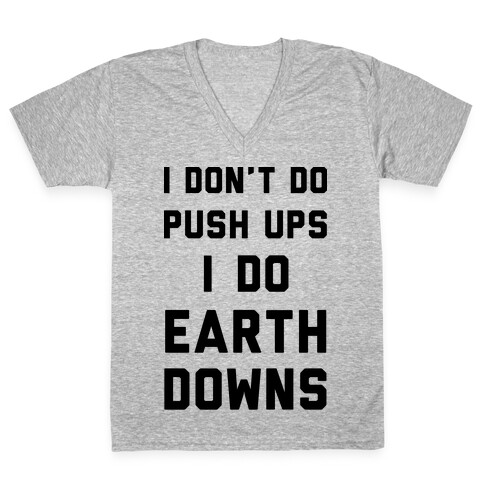 Earth Downs V-Neck Tee Shirt