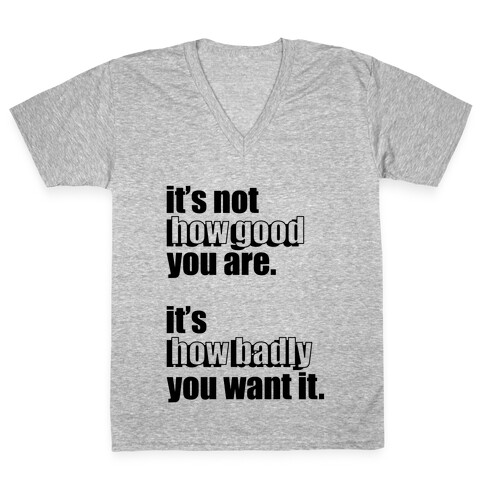 How Good V-Neck Tee Shirt