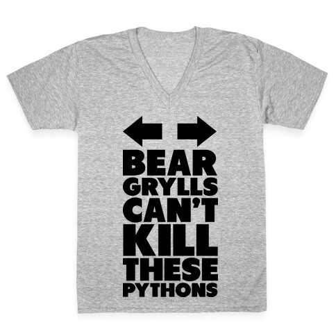 Can't Kill These Pythons V-Neck Tee Shirt