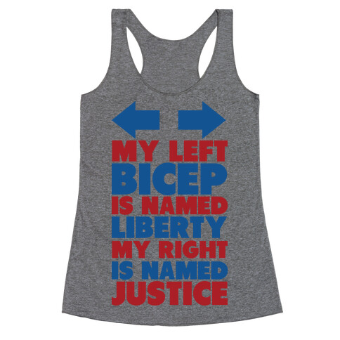 Liberty and Justice Racerback Tank Top