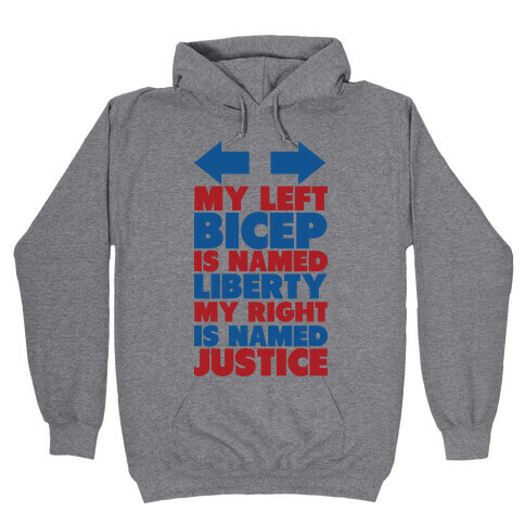 Liberty and Justice Hooded Sweatshirt