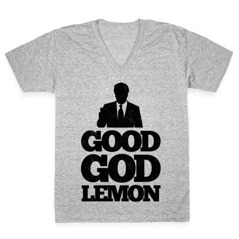 Good God Lemon V-Neck Tee Shirt