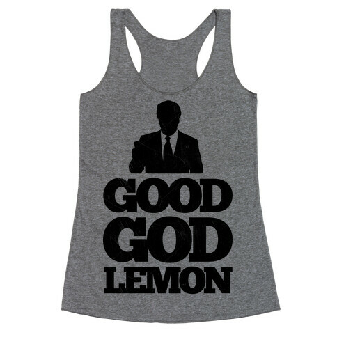 Good God Lemon Racerback Tank Top