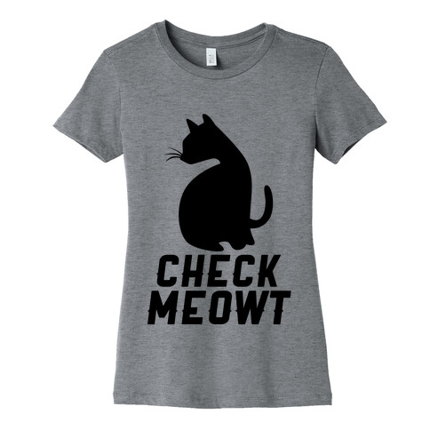 Check Meowt Womens T-Shirt