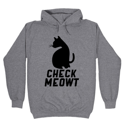 Check Meowt Hooded Sweatshirt
