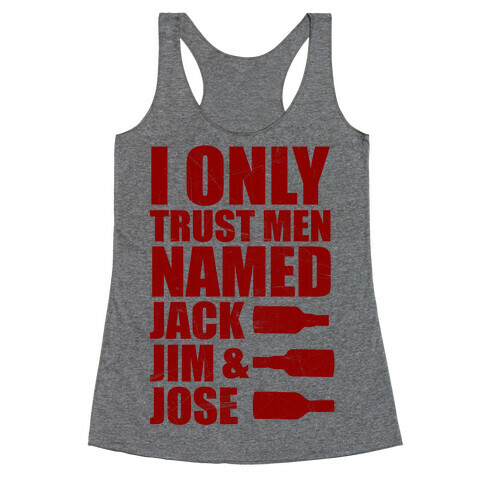 Jack Jim & Jose Racerback Tank Top