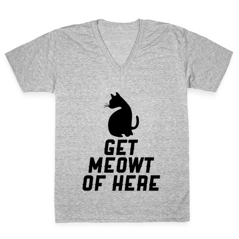 Get Meowt V-Neck Tee Shirt