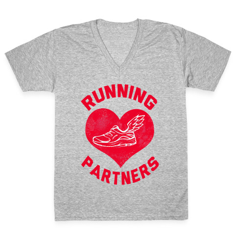 Running Partners V-Neck Tee Shirt