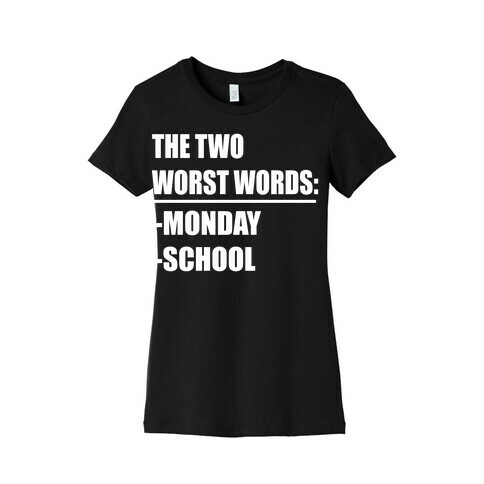 The Two Worst Words... Womens T-Shirt