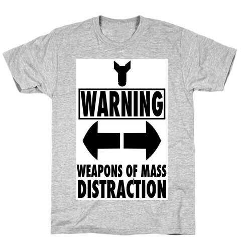 WARNING: Weapons of Mass Distraction (Tank) T-Shirt