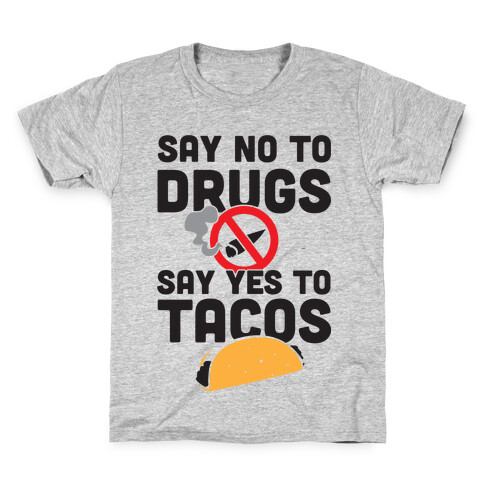 Drugs No Tacos Yes (Tank) Kids T-Shirt