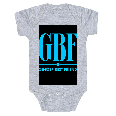 Ginger Best Friend (GBF) Baby One-Piece