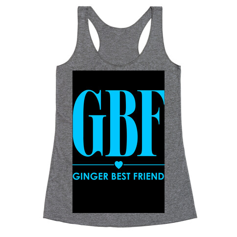 Ginger Best Friend (GBF) Racerback Tank Top